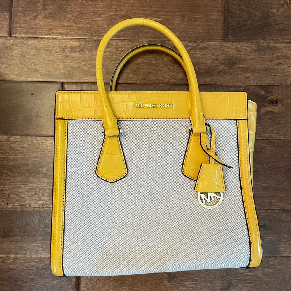 Michael Kors yellow purse